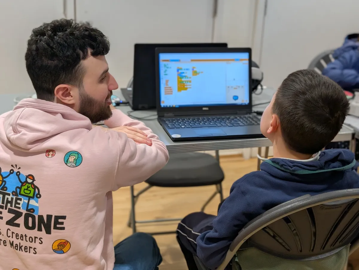 Coding club session at Bishop's Stortford